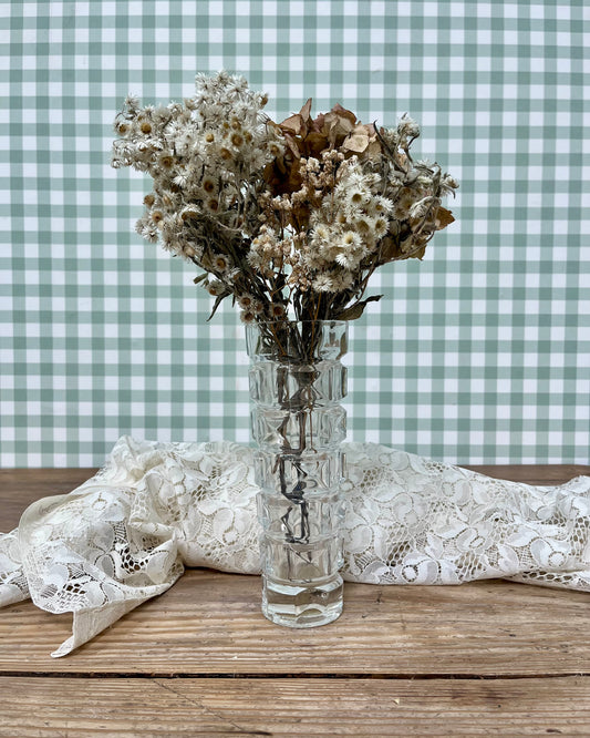 Vase vintage en cristal