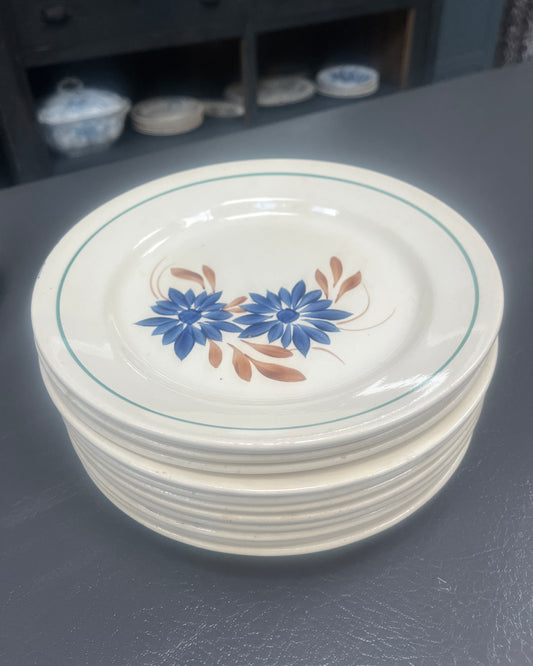 Assiettes plates terre de fer HBCM