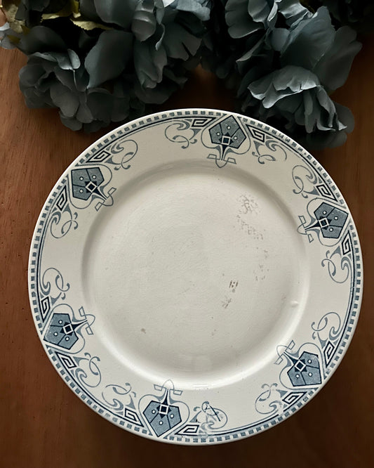 11 assiettes plates Sarreguemines