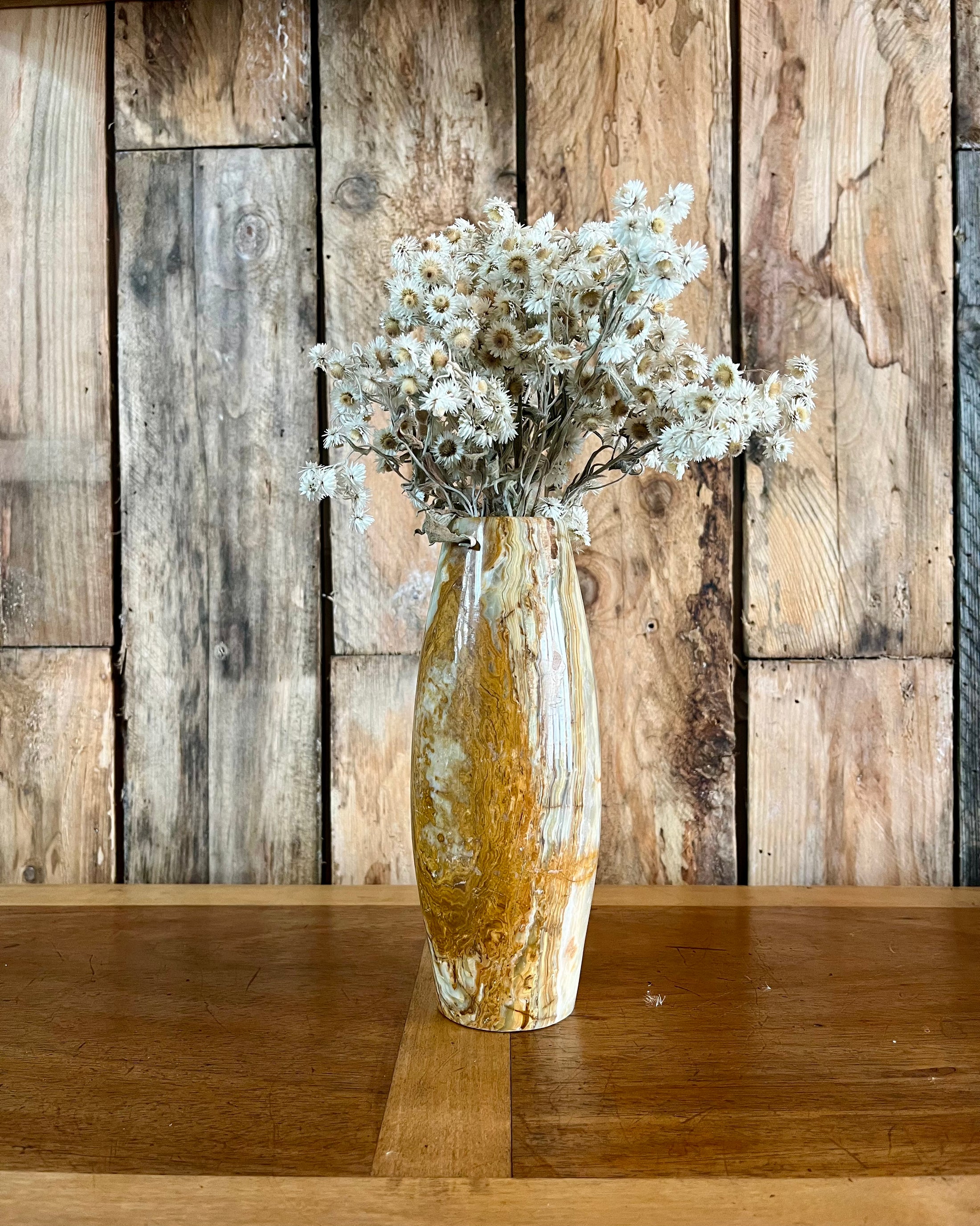 Vase en marbre 70s