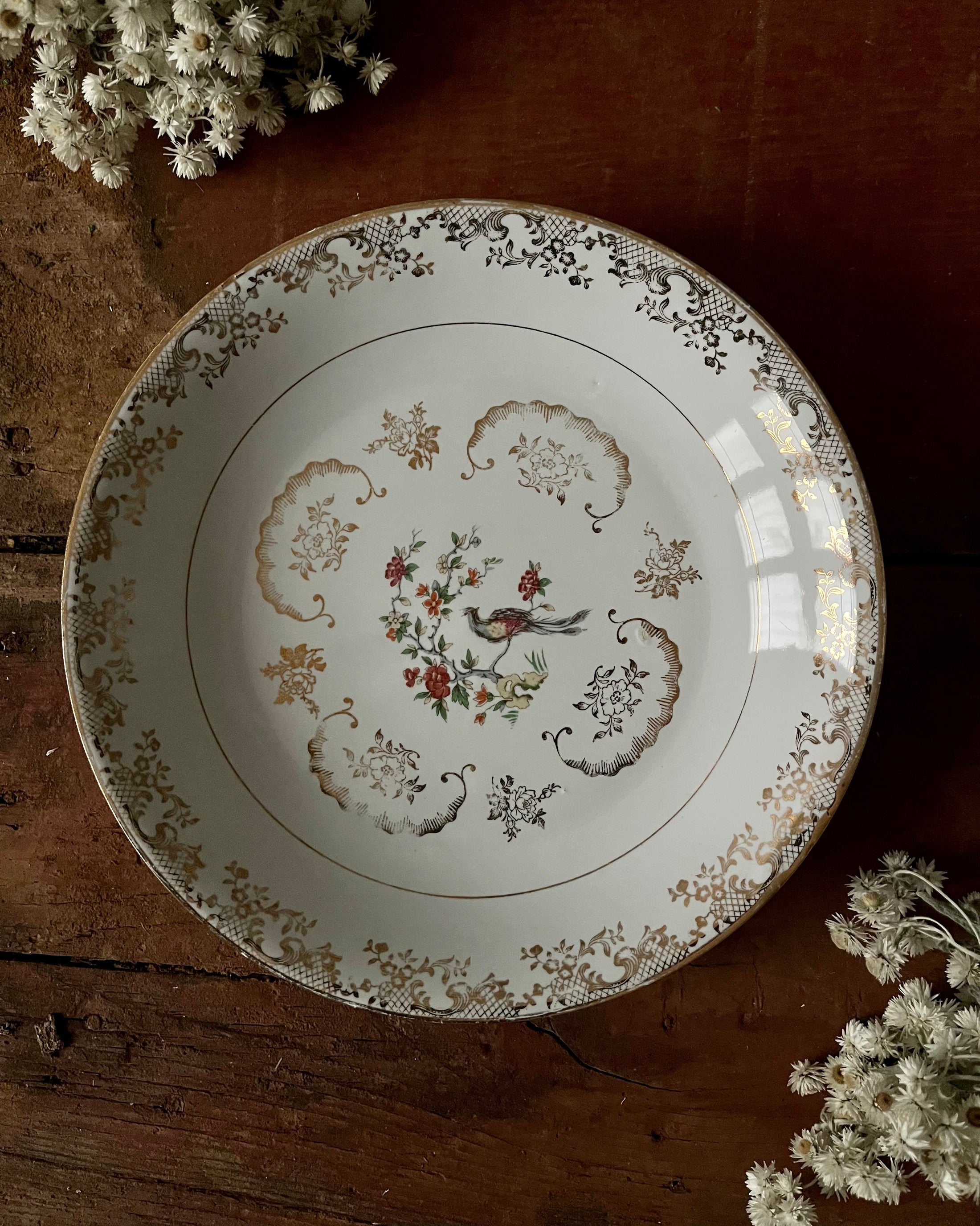 11 assiettes creuses en porcelaine