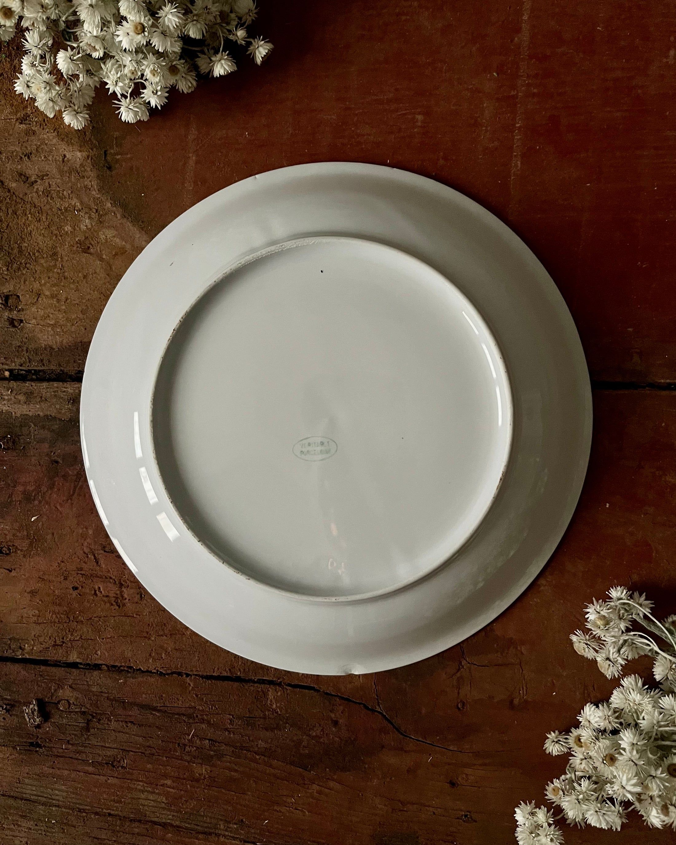 11 assiettes creuses en porcelaine